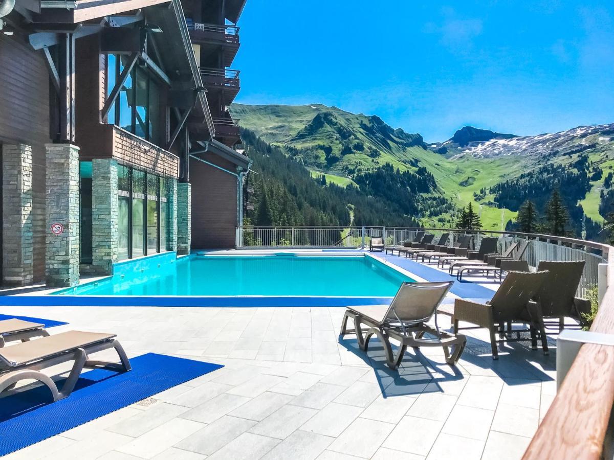 Private Penthouse 2-Bed Apartment, Ski In And Out In 5* Flaine Residence Ngoại thất bức ảnh