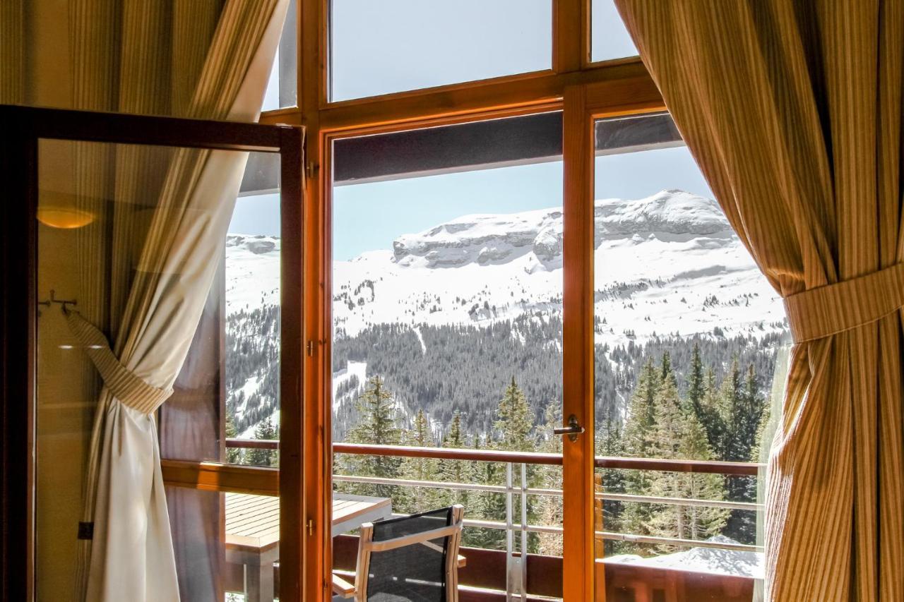 Private Penthouse 2-Bed Apartment, Ski In And Out In 5* Flaine Residence Ngoại thất bức ảnh