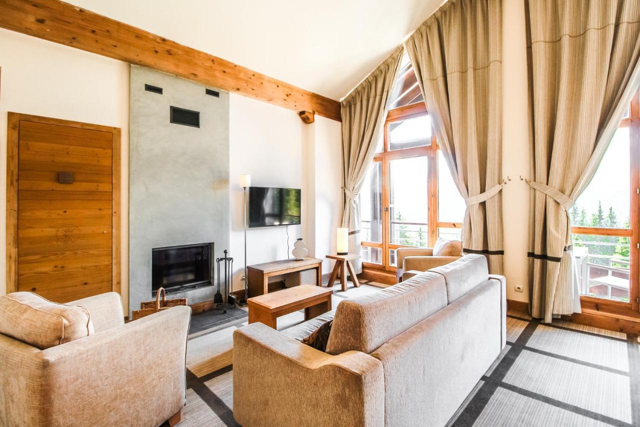 Private Penthouse 2-Bed Apartment, Ski In And Out In 5* Flaine Residence Ngoại thất bức ảnh