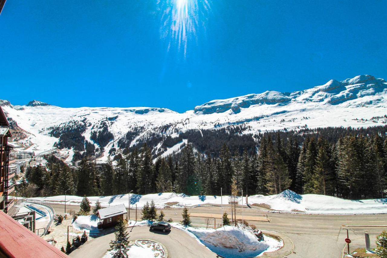 Private Penthouse 2-Bed Apartment, Ski In And Out In 5* Flaine Residence Ngoại thất bức ảnh